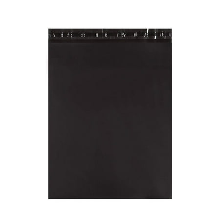 FungLam 100 pcs 10x13 Inches Black Poly Mailers Shipping Envelopes, Strong Adhesive Sealing, Waterproof and Tear Proof Boutique Packaging Postal for Clothing