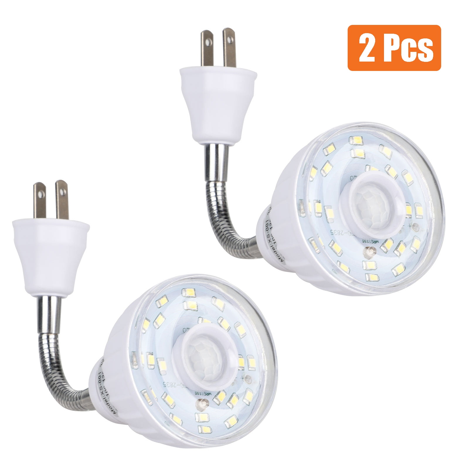 FungLam 2Pcs Motion Activated Wall Light Indoor, Plug-in LED Night ...