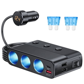 Cigarette Socket To Mains Adapter