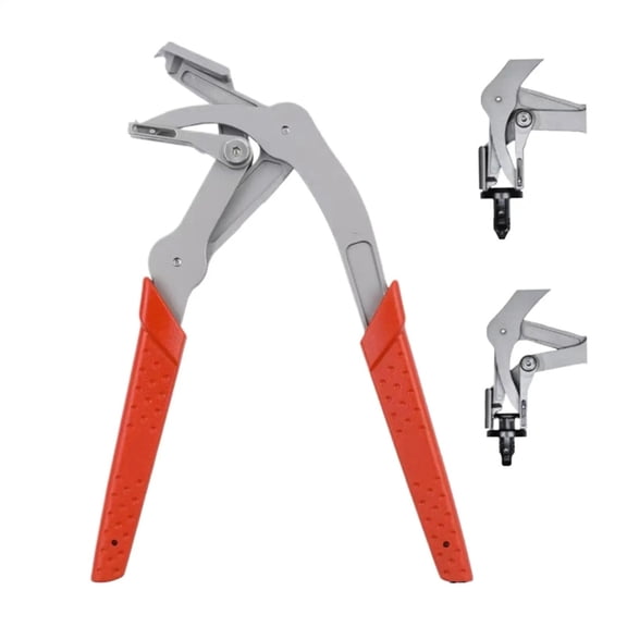 FungLam Car Clip Removal Pliers Steel Spring Loaded Fastener Remover Tool for Auto Trim