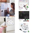 thumbnail image 1 of FungLam Magnetic Calendar for Fridge, Dry Erase Calendar Board, 16" x 12" Whiteboard Calendar Use as Weekly or Monthly Planner/Organizer, 1 of 6