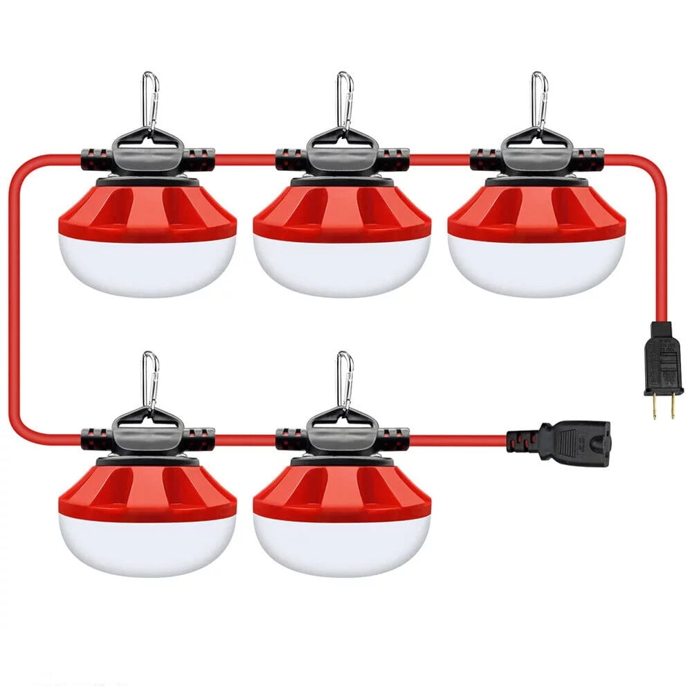 FungLam Outdoor Construction String Lights Waterproof, 50 ft 50 Watts