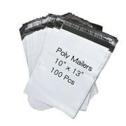FungLam Poly Mailers 10x13 100 Pack, Shipping Bags for Clothes, Waterproof & Durable, Self-Sealing Plastic Mailing Bags - Grey