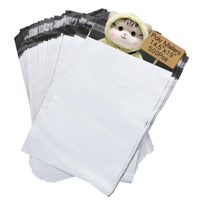 FungLam 14.5&quot;x19&quot; Poly Mailers, 500pcs Self Sealing, Durable 