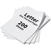 FungLam Thermal Printer Paper 8.5 x 11 Inches, 200 Sheets US Letter Size Advanced Thermal Paper, Thermal Paper White, Compatible with M832, M834, MT800, BPA-Free Thermal Printing Paper