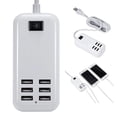 thumbnail image 1 of FungLam USB Charging Hub, 6 Port USB Wall Travel Charger Fast Charging AC Power Adapter Cell Phone Tablet, 1 of 10