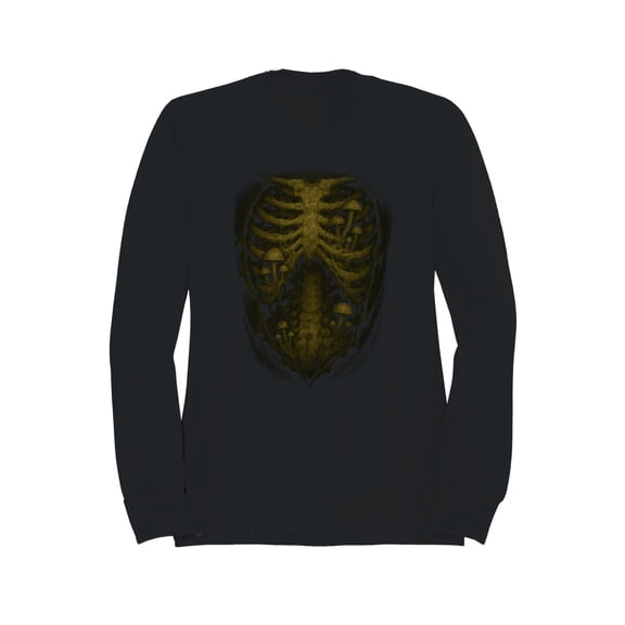 Fungal Ribcage Art Design Women's Sweatshirt