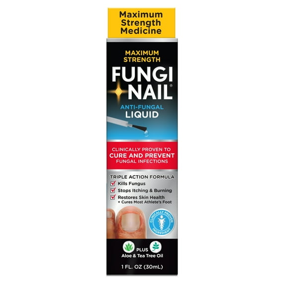 Fungi-Nail Maximum Strength AntiFungal Liquid Kills Athlete's Foot Fungus, Tolnaftate, 1oz