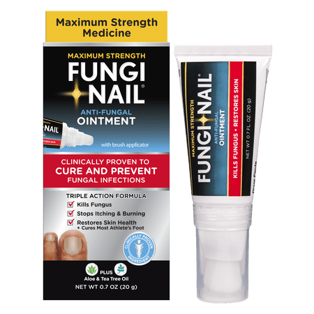 Fungi-Nail Maximum Strength Antifungal Ointment Kills Athlete's Foot Fungus, Tolnaftate, 0.7 oz