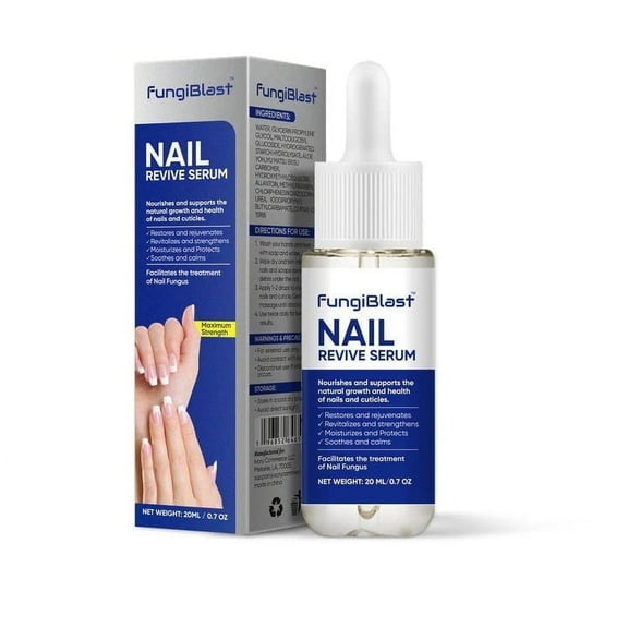 FungiBlast Toenail Fungus Treatment Extra Strength Serum | Best Nail Growth & Renewal Treatment for Toenail & Fingernail Care Discolored | Damaged Toe Nail Renew Treatment Extra Strength | 0.7 Fl Oz
