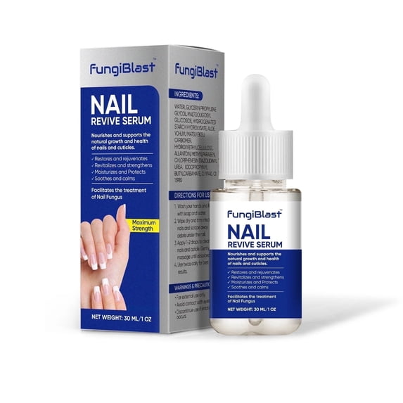 FungiBlast Toenail Fungus Treatment Serum – Extra Strength Nail Fungus Repair & Renewal for Toenail and Fingernail, 1 fl oz