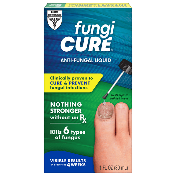 Fungicure Anti-Fungal Liquid - Nothing Stronger Without an RX - Clinically Proven - 1 fl oz