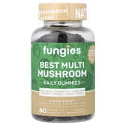 Fungies Best Multi Mushroom Daily Gummies, Mixed Berry, 60 Pectin Gummies