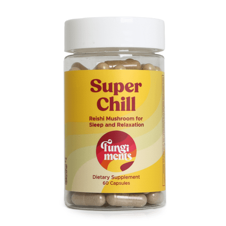 Fungiments Super Chill - Sleep&Relax, Healthy Cortisol, Reishi, Ashwagandha, L-Theanine - 60 Ct