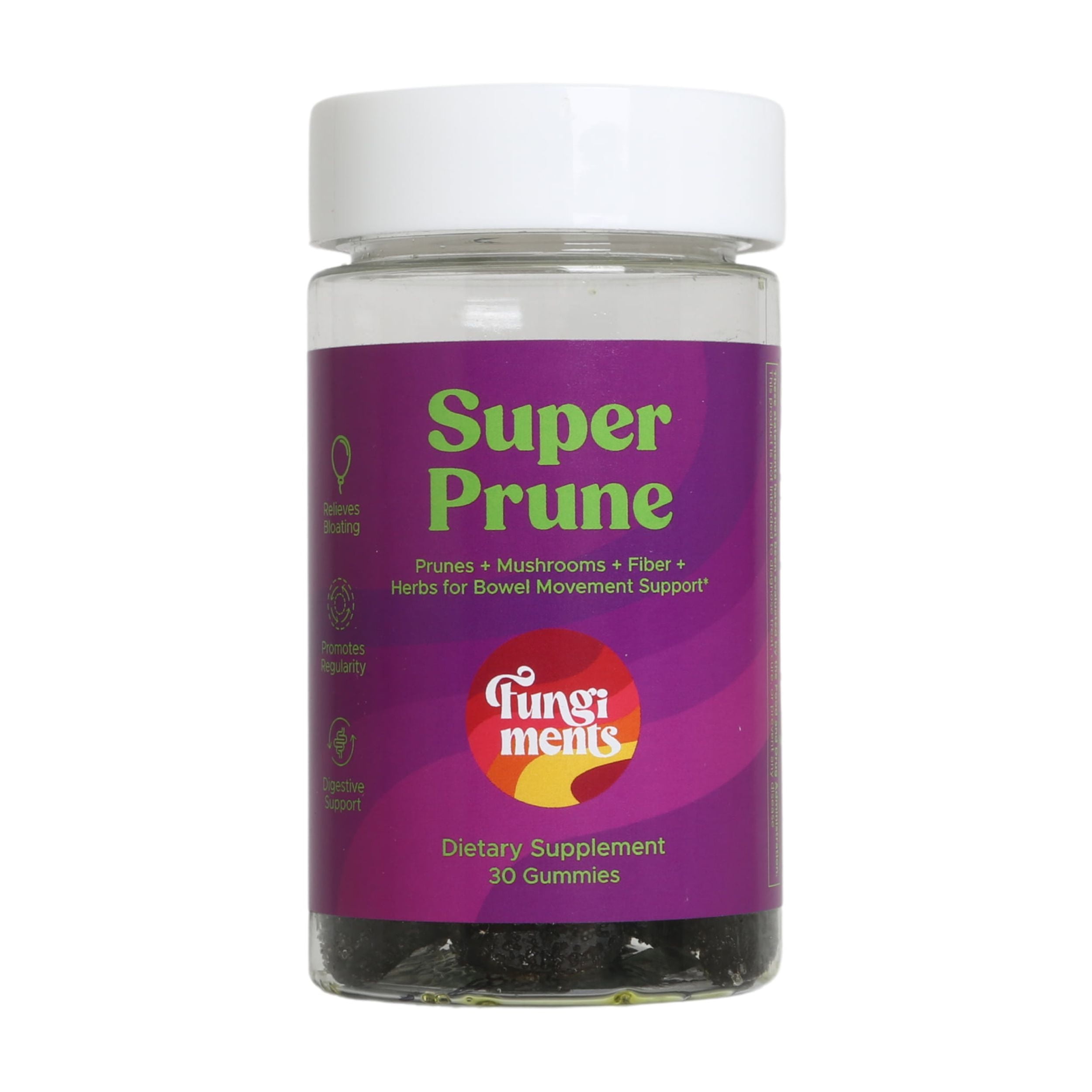 Fungiments Super Prune Debloating, Healthy Bowel Function, Fiber