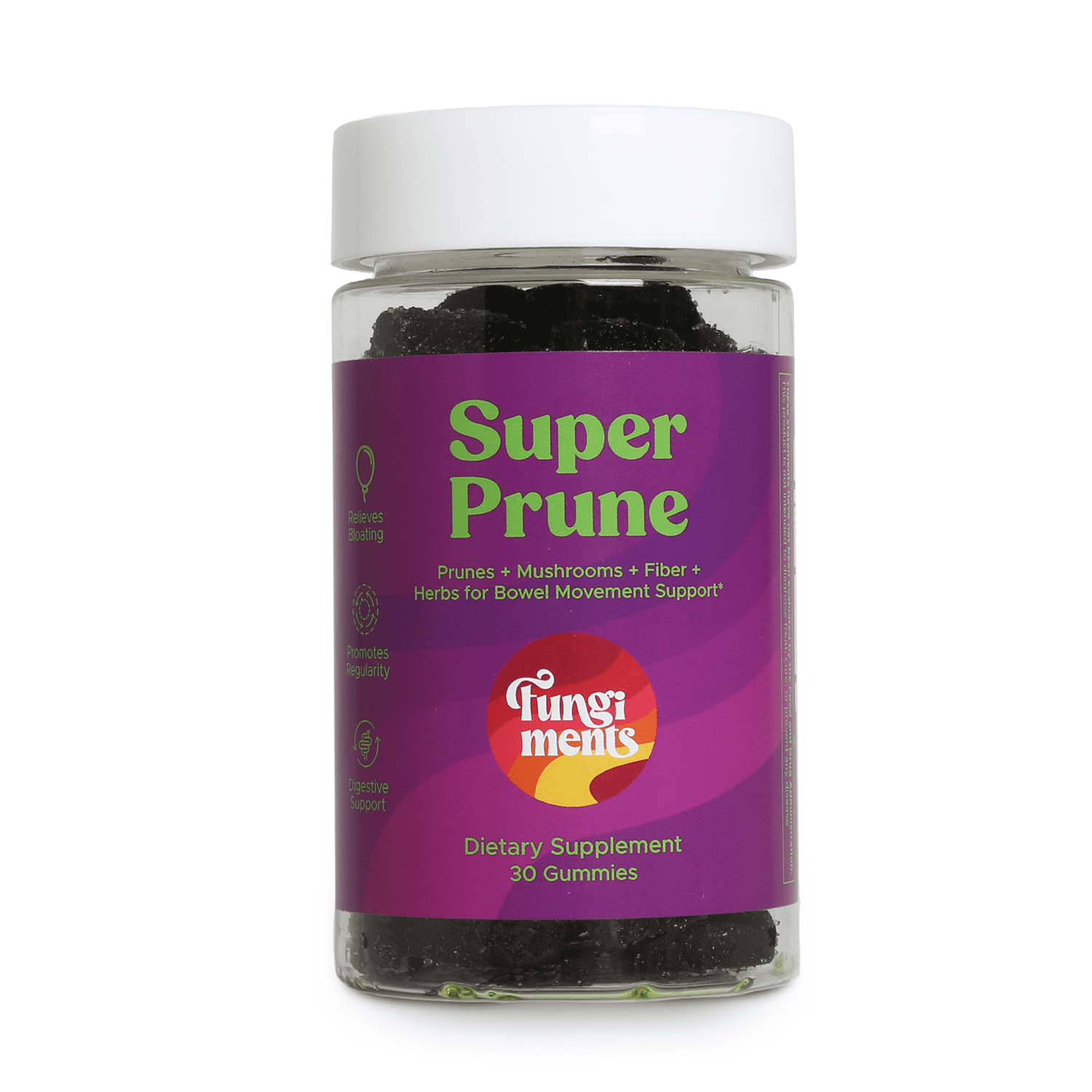 Fungiments Super Prune Debloating, Healthy Bowel Function, Fiber