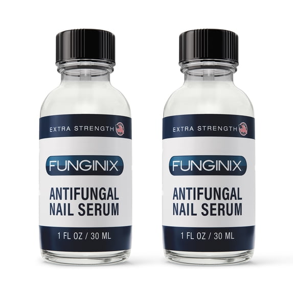 Funginix Healthy Nail Formula - Finger and Toe Fungus Treatment, Anti-Fungal Remedy, 2 Bottles