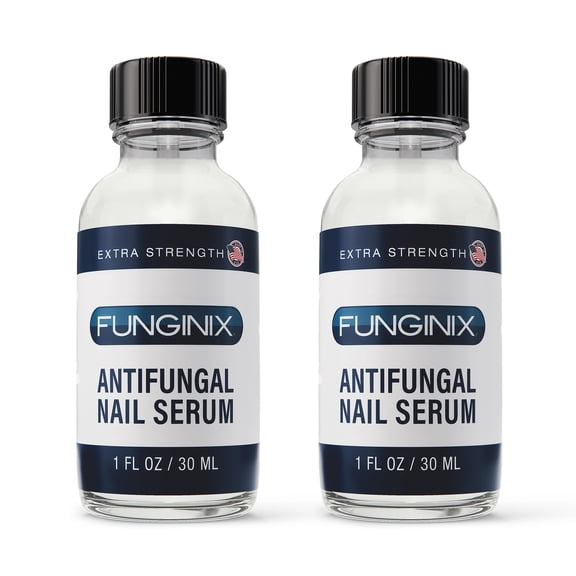 Funginix Healthy Nail Formula - Finger and Toe Fungus Treatment, Anti-Fungal Remedy, 2 Bottles
