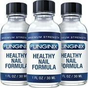 Funginix Healthy Nail Formula - Finger and Toe Fungus Treatment, Anti-Fungal Remedy, 3 Bottles