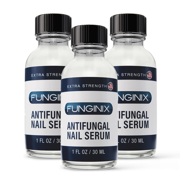Funginix Healthy Nail Formula - Finger and Toe Fungus Treatment, Anti-Fungal Remedy, 3 Bottles