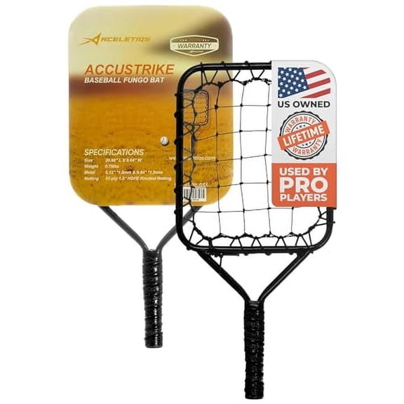 Fungo Racket Fugo Bat Baseball Racket Training Equipment | 1lb Extreme Lightweight Baseball and Softball Training Equipment | Perfect for both Parents and Coaches as Baseball Accesories