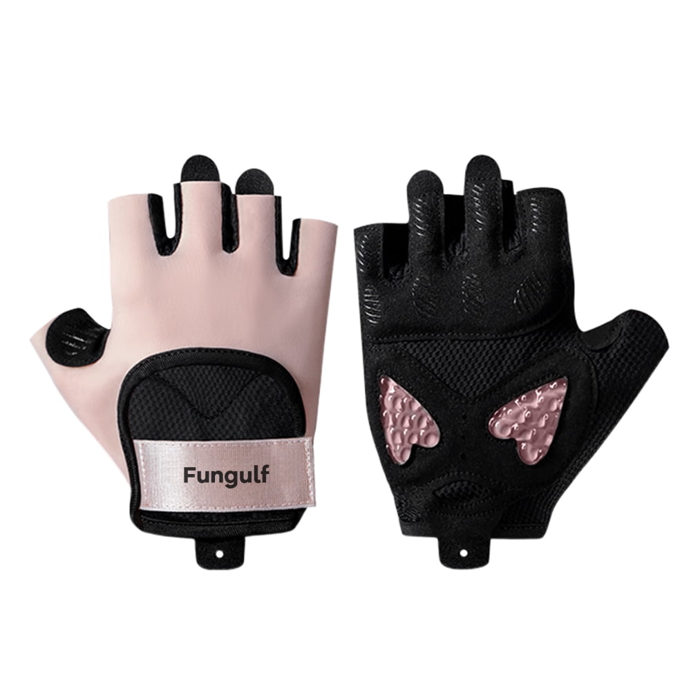 Fungulf Yoga gloves, Yoga Pilates Gloves Cotton Fitness Workout Padded Pilates Yoga Accessories Paws Gloves Non Slip Barre Ballet Bikram Exercise Sport Gloves