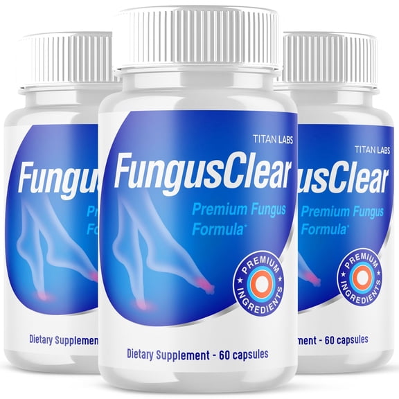 Fungus Clear Advanced Nail Formula Natural Supplement for Healthy Nails FungusClear 180 Capsules
