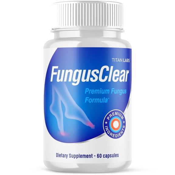 Fungus Clear Advanced Nail Formula Natural Supplement for Healthy Nails FungusClear 60 Capsules