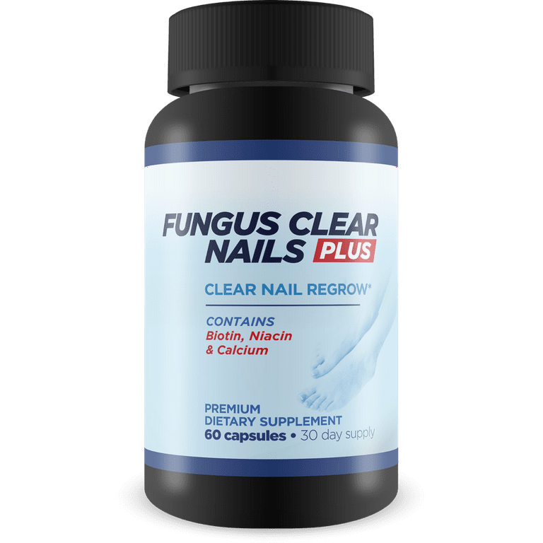 Fungus Clear Nails Plus Clear Nail Regrow Healthy Hair Skin and Nail 60 Capsule
