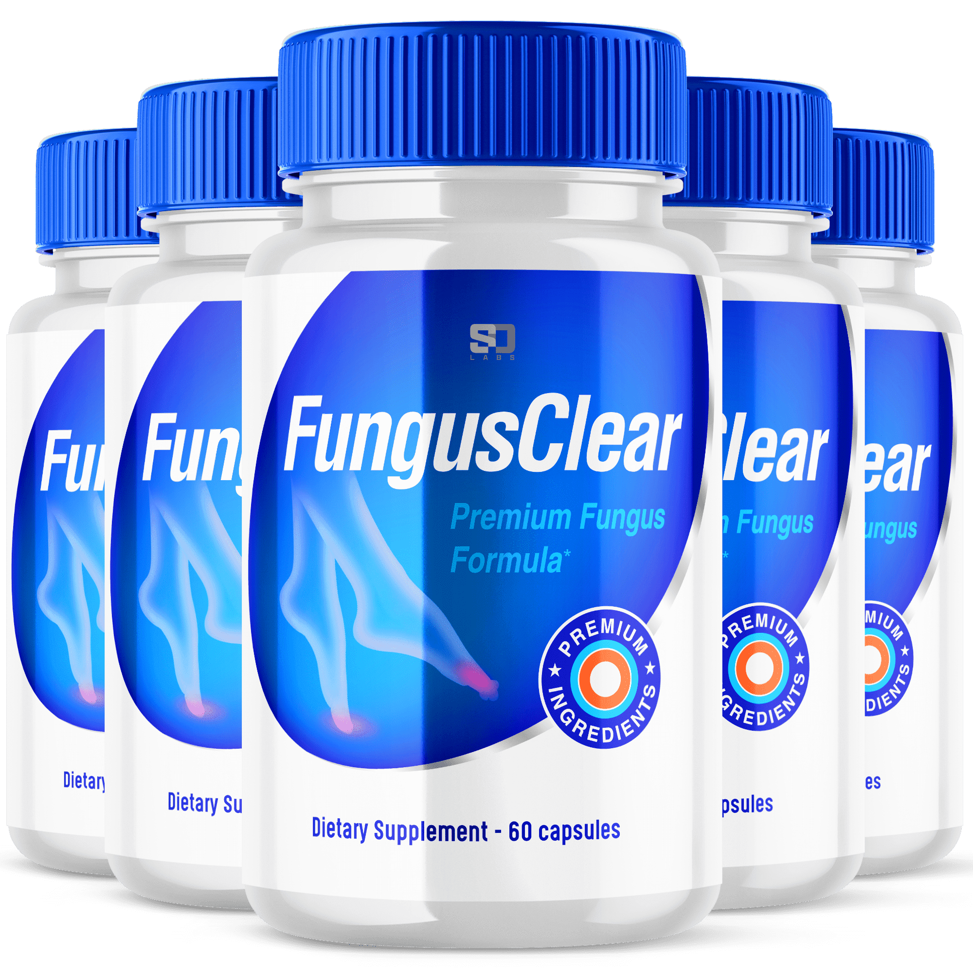 Fungus Clear - Probiotic Supplement - Supports Strong Healthy Natural Clear Toe and Finger Nails for Men and Women - Nail Treatment Plus Eliminates Fungus - 300 Capsules (5 Pack)