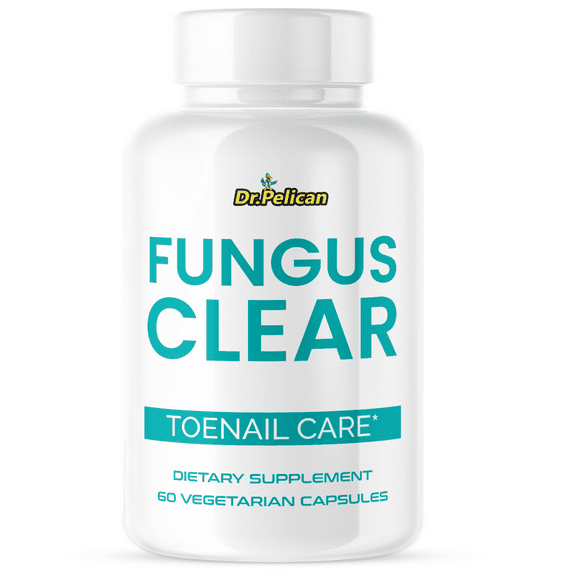 Fungus Clear- Skin & Nail Support- 60 Capsules- Dr. Pelican