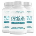 thumbnail image 1 of Fungus Eliminator, Toe Nail Fungus Supplement with Wormwood & Caprylic Acid by PureHealth Research x3, 1 of 10