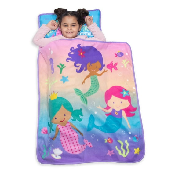 Funhouse Dream Big Little Mermaid Toddler Nap Mat