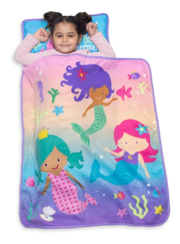 Funhouse Dream Big Little Mermaid Toddler Nap Mat