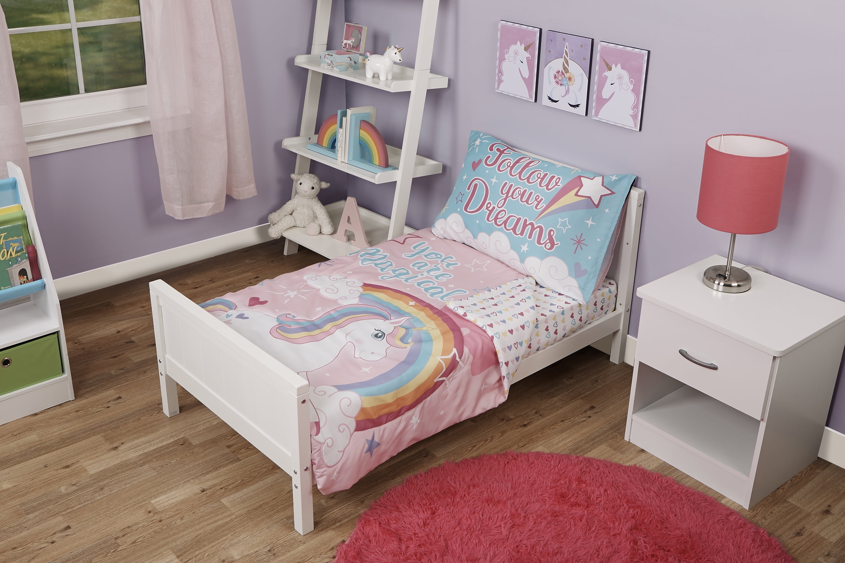 Funhouse Follow Your Dreams 4 pc Toddler Bedding Set