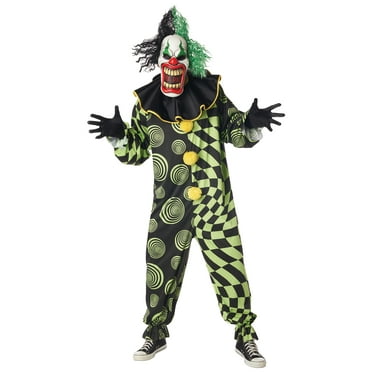California Costumes Funhouse Freak Scary Clown Adult Plus Size Costume Male