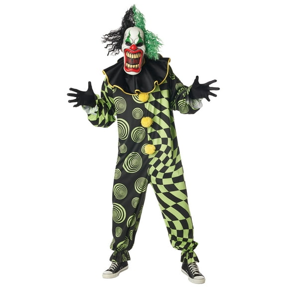 California Costumes Funhouse Freak Scary Clown Adult Plus Size Costume Male