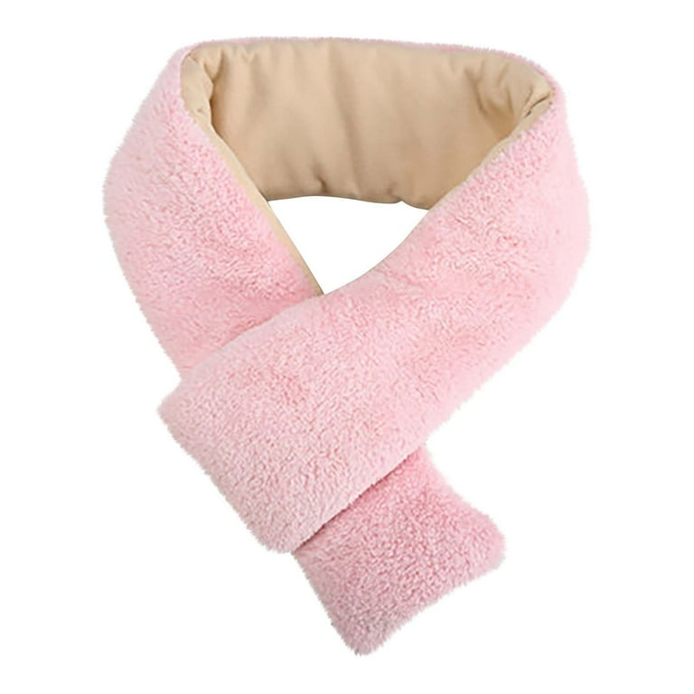 Funicet Heating Pad Microwavable for Neck Microwavable Moist Heat Wrap for Pain Relief Heated Scarf Solid Bean Bag Neck Wrap Heating Pad Heated Neck