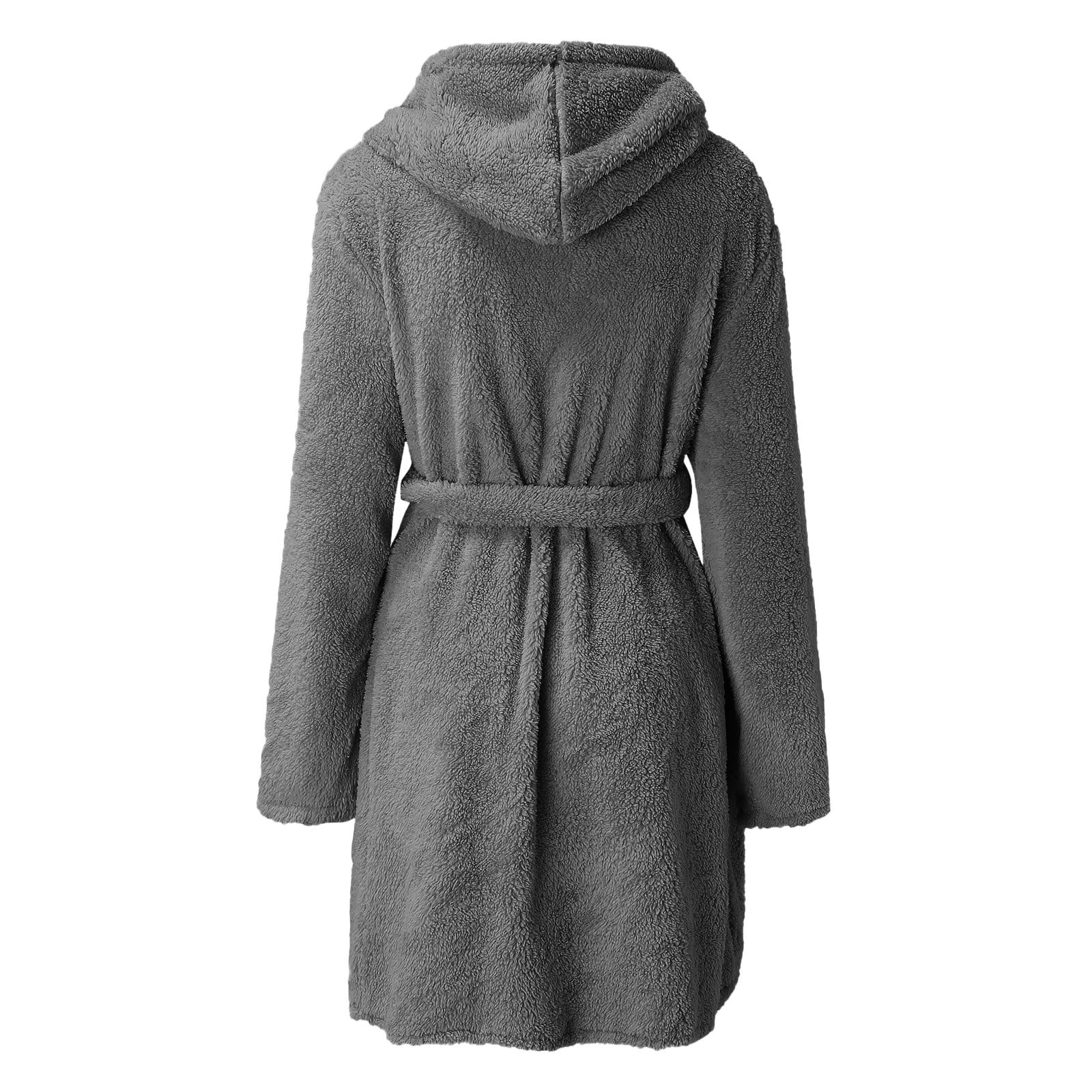 Funicet Holiday Savings! Bath Robes for Women 2023 Women Fleece Hooded