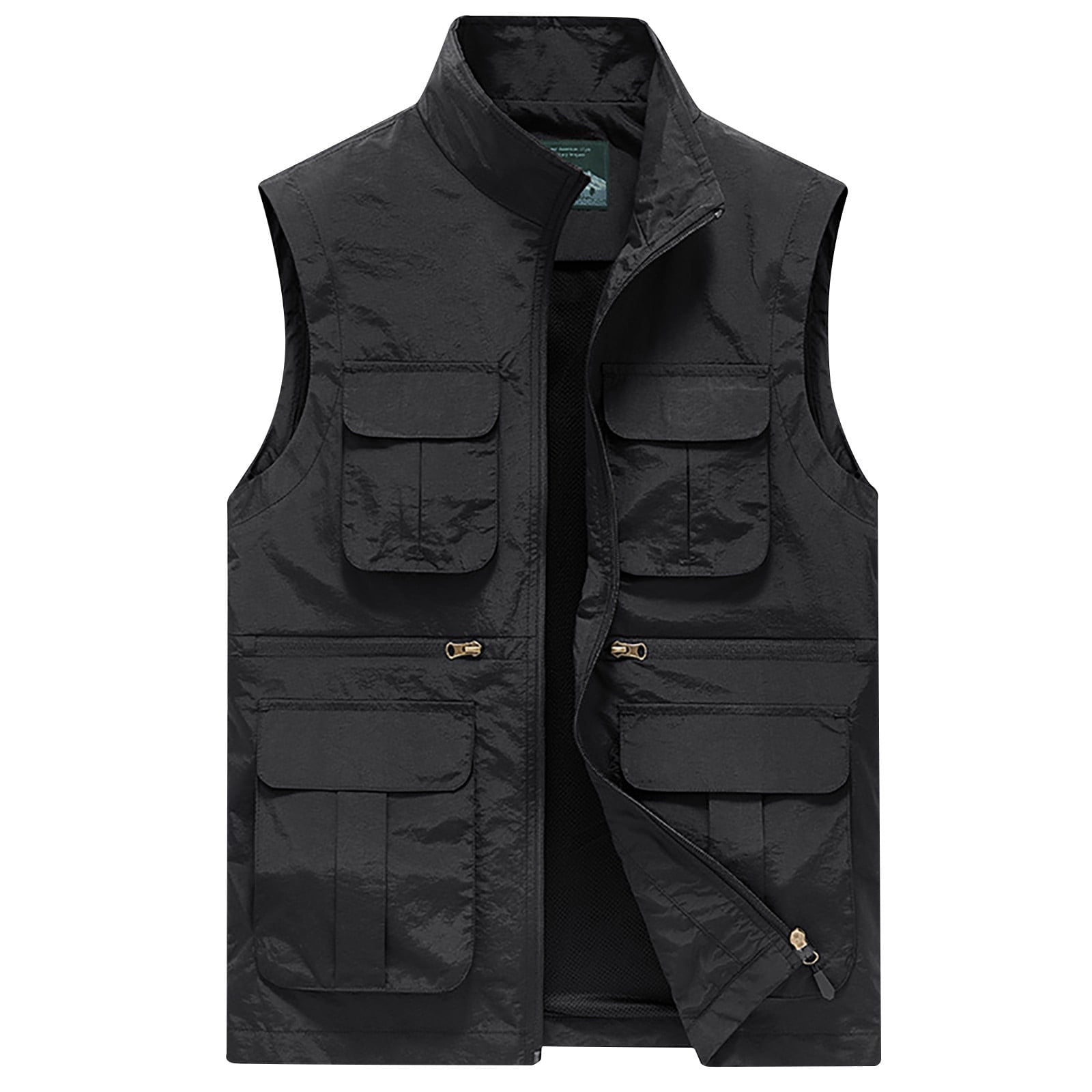 Men's Multi-Pocket Safari Vest / Gilet – Fishing Hunting Waistcoat, Lightweight Body Warmer