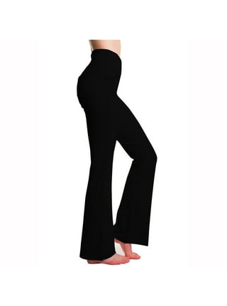 Hanerdun Women Bootcut Yoga Pants with Pockets Female High Waist Sweat –  Hanerdunlife