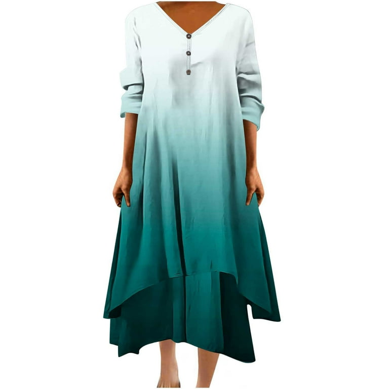 Bandage V Neck 3/4 Sleeve Maxi Dresses Bandage V Neck 3/4 Sleeve Maxi Dresses