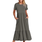 slim fit dress slacks Metallic T-Shirt Dress – LA WAVE CO main image 0