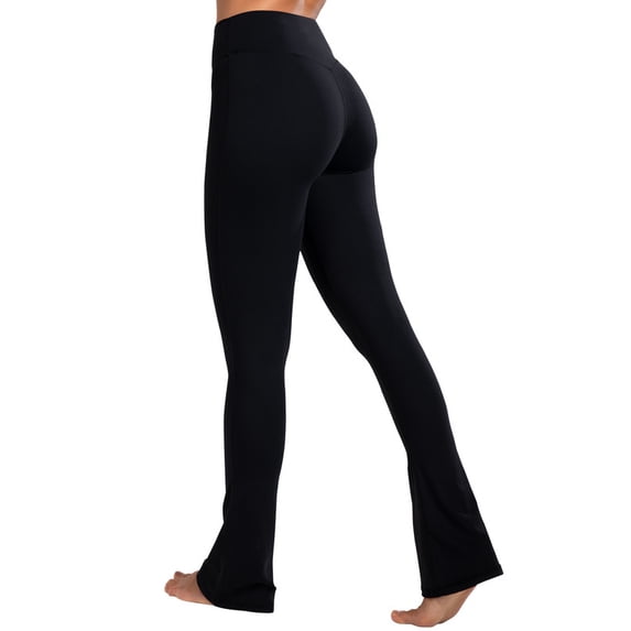 Funidos Flare Leggings for Women Yoga Pants Soft High Waist Bootcut Leggings Tall Long Bootleg Pants for Women