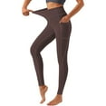 thumbnail image 1 of Funidos Women's High Waisted Yoga Pants with X-Band Side Pockets Tummy Control Workout Leggings for gym running, 1 of 1