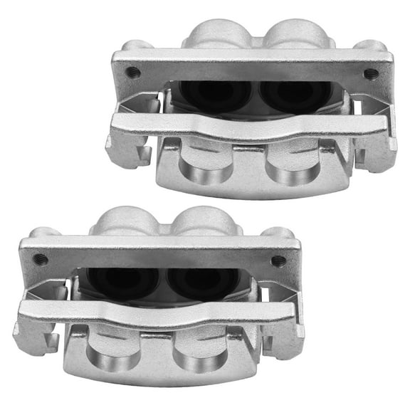 Funire Front Brake Caliper with Bracket Compatible with Chevy Trailblazer EXT 2006 | Front Driver & Passenger Disc Brake Caliper Assembly for 18-B5004 18-B5005, Set of 2
