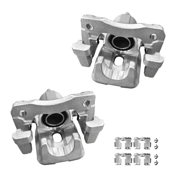 Funire Rear Brake Caliper With Bracket Compatible With 2013-2018 Toyota Avalon, Rear Driver & Passenger Side, 19-B6992 19-B6993