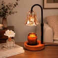 thumbnail image 1 of Funistree Candle Warmer Lamp with Timer, Adjustable Amber Wax Warmer for Jar Candles, Cute Wood Base Wax Melter for Women Daughter Girl, House Warming Birthday Gift, 1 of 8
