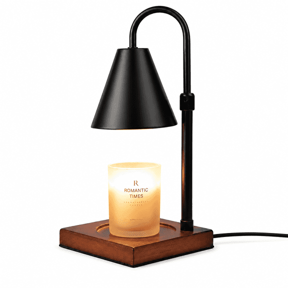 Funistree Candle Warmer Lamp with Timer, Adjustable Height Wax Warmer Lamp with 2 Bulbs, Candle Warmers Gift for Women Mom Her, Home Decor
