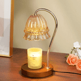 thumbnail image 1 of Funistree Candle Warmer Lamp with Timer, Flower Candle Lamp Perfect for Home Decor Gift for Women Mom, 1 of 6